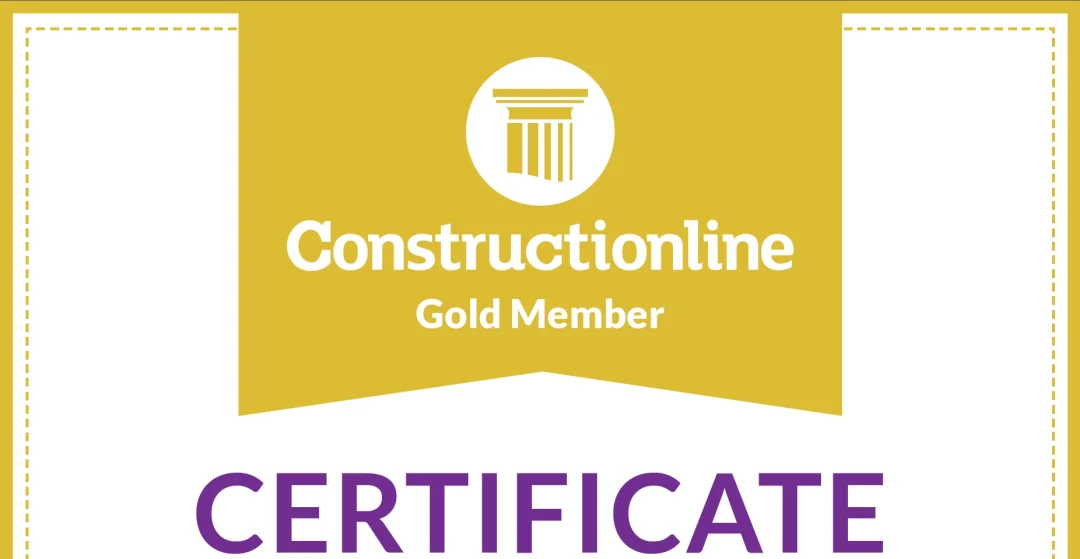 Ga Interiors Ltd Proudly Achieves Constructionline Gold Certification