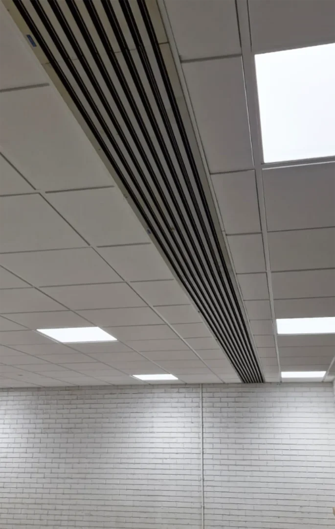 Mountbatten Leisure Center Ceiling Grids Drylining