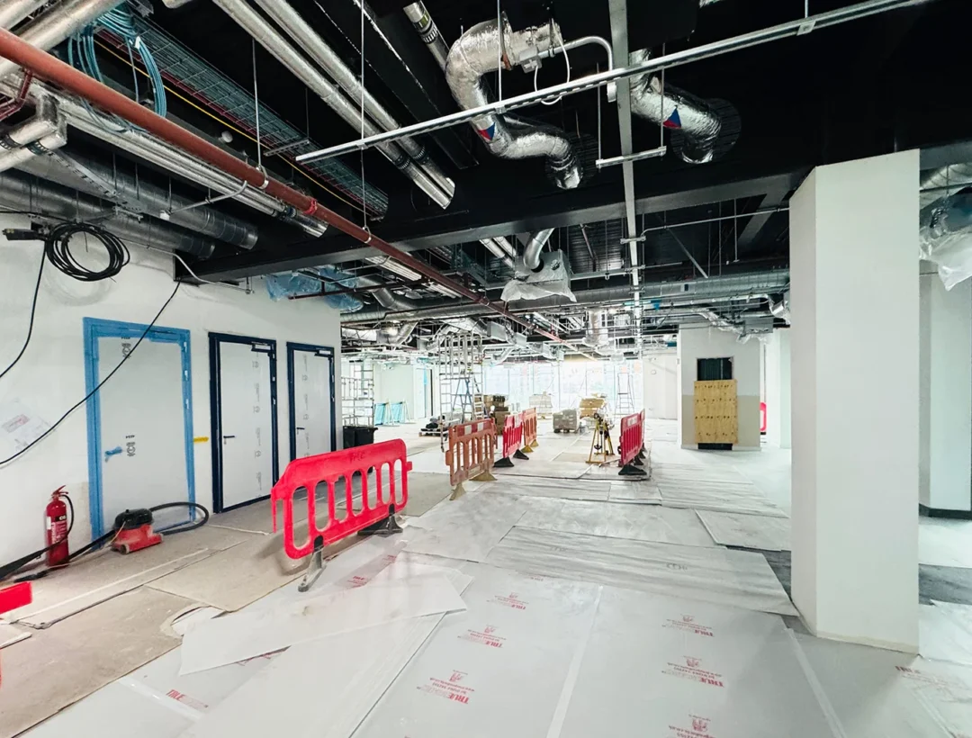 Telehouse Ga Interiors Data Center Drylining London Subcontractor