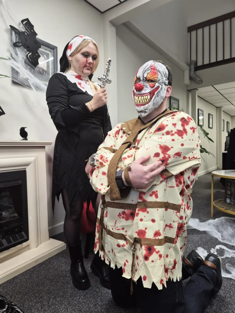 Ga Interiors Halloween Party Construction Drylining Social Values London