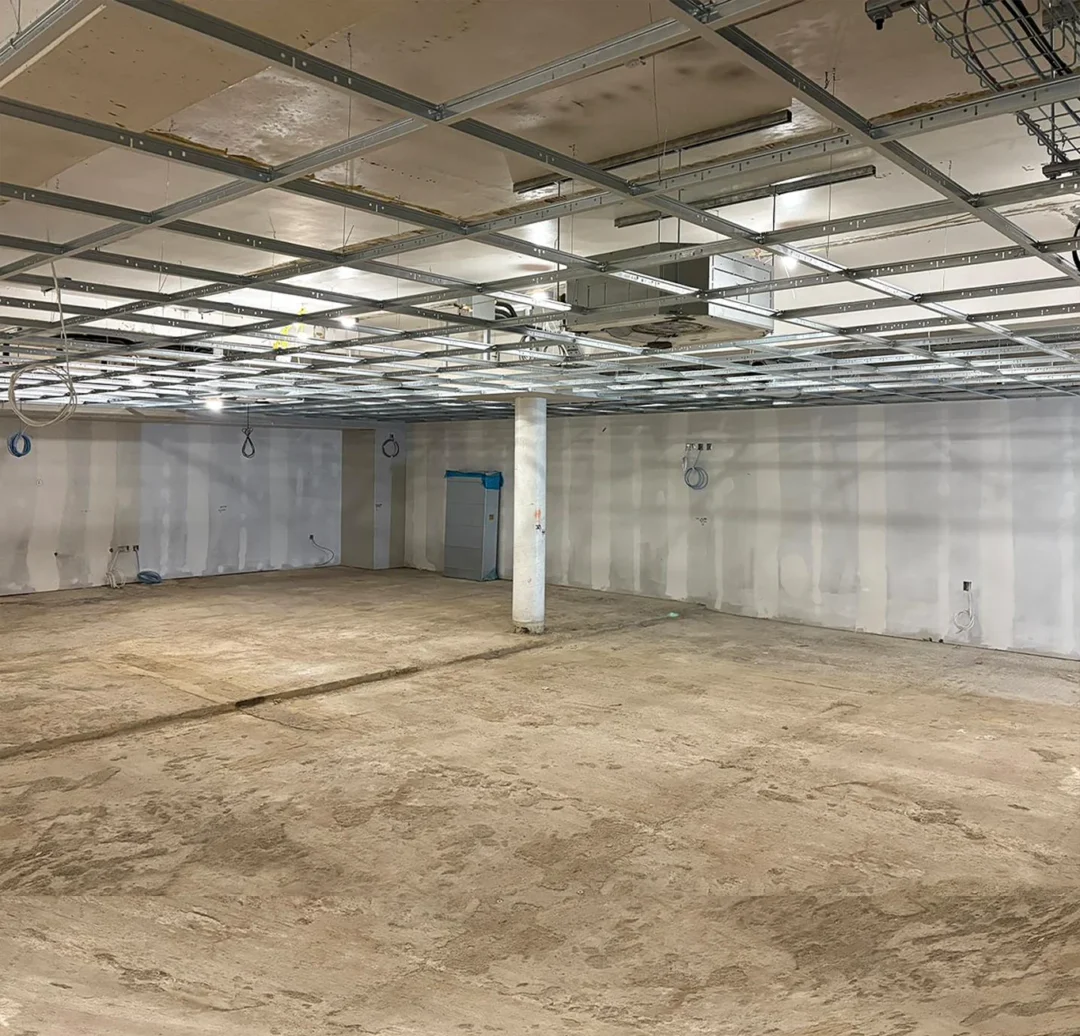 Ga Interiors Walnuts Leisure Center Drylining Grid Ceilings