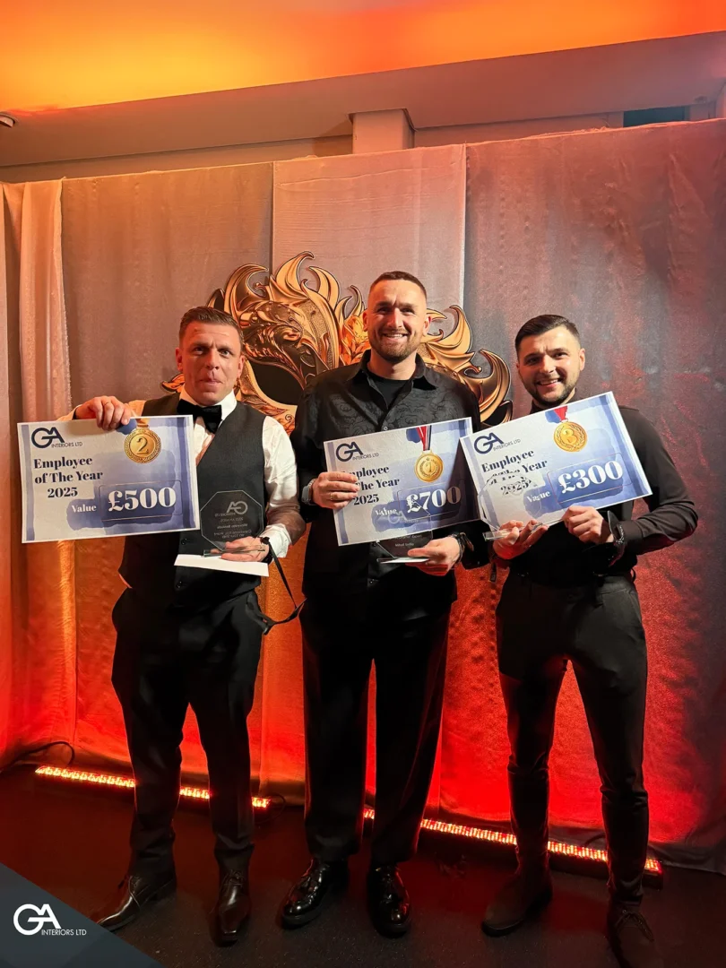 Ga Interiors Xmas Party Nominations Employee Of The Year Drylining London Construction