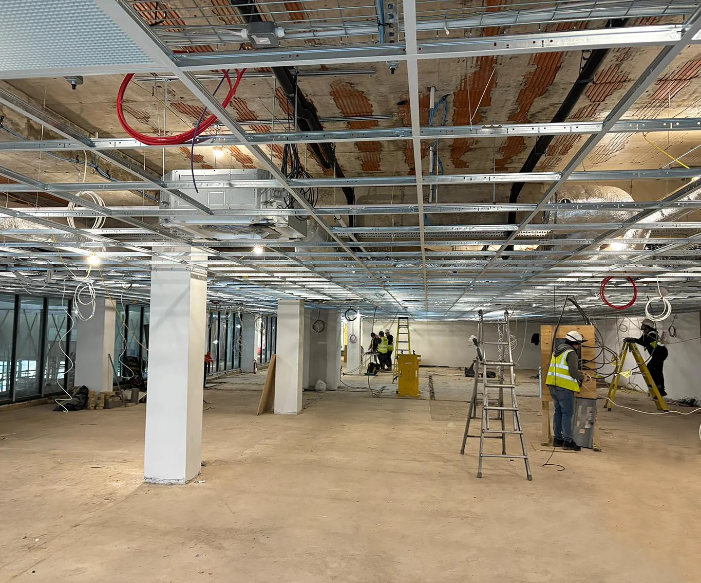 Walnuts Leisure Center Ga Interiors Drylining Sfs Grid Ceilings London