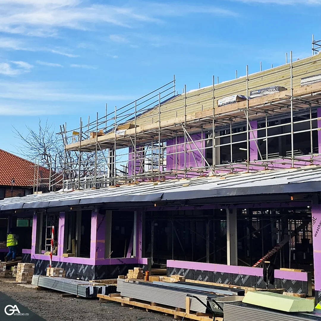 Beormind School Ga Interiors Drylining Subcontractor Sfs Contractor Construction Uk London Education Project