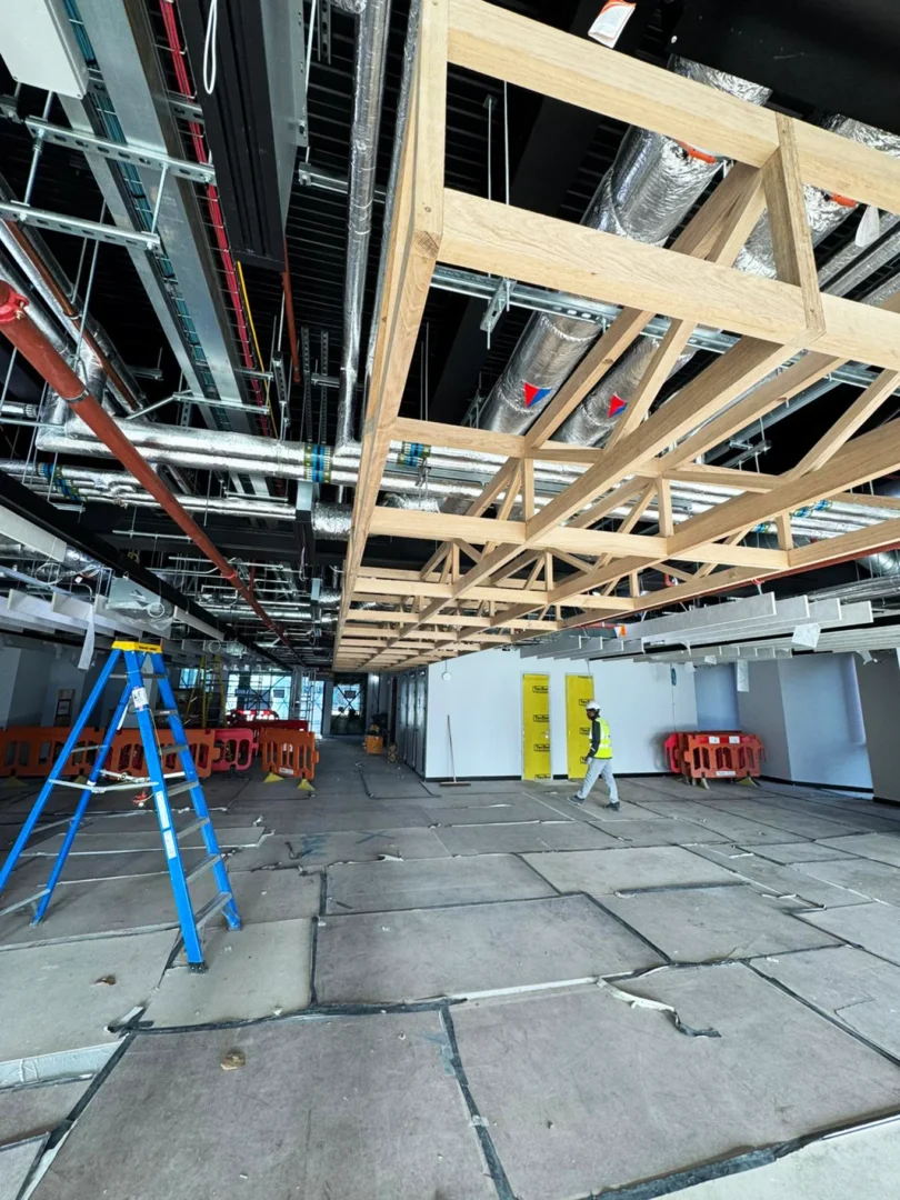 Telehouse Data Center Oak Ceilings Construction Uk Drylining Partitions Interior Fit Out Ga Interiors