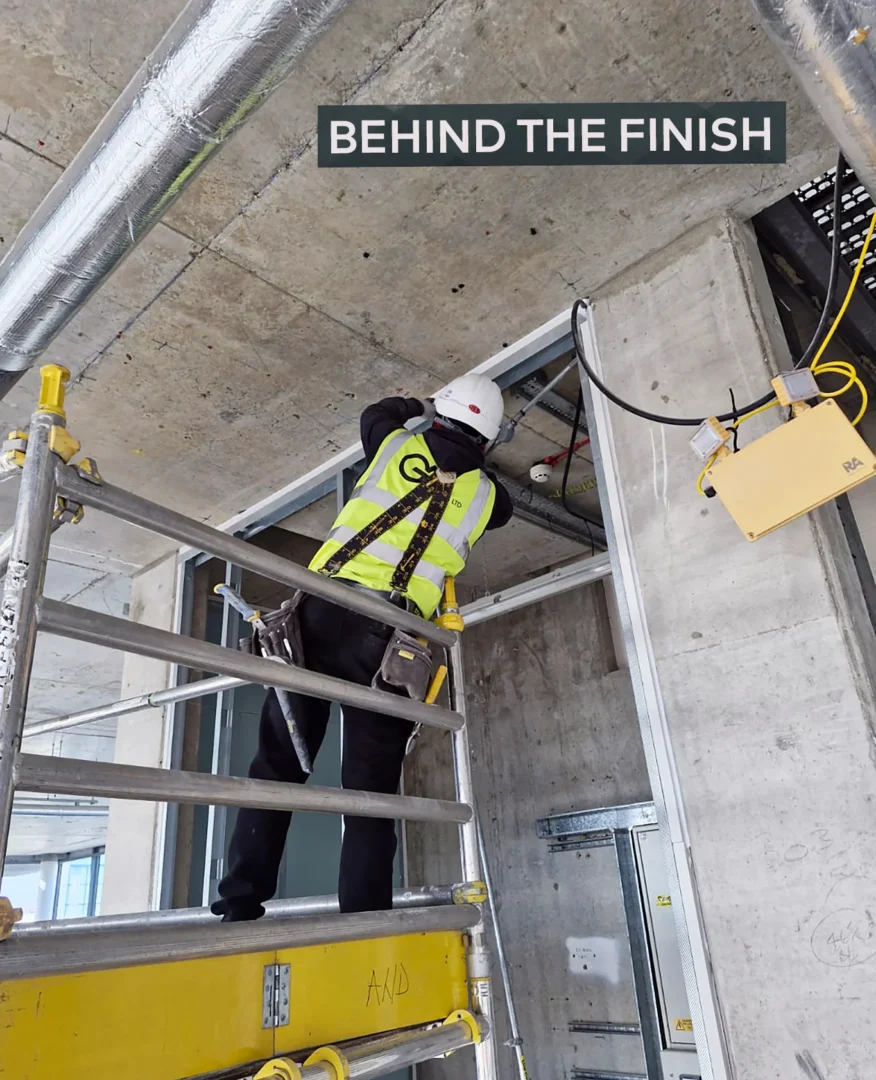 Bedfont Lakes Ga Interiors Commercial Construction Uk Internal Partitions Drylining