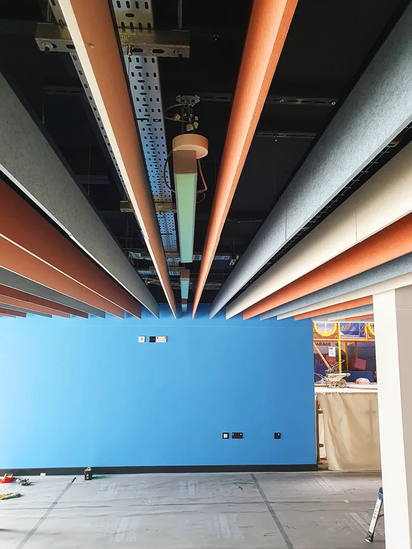 Baffle Ceilings Ceiling Installation Commercial Ceilings Interior Fit Out Suspended Baffles Fitout Specialists Ceiling Contractors