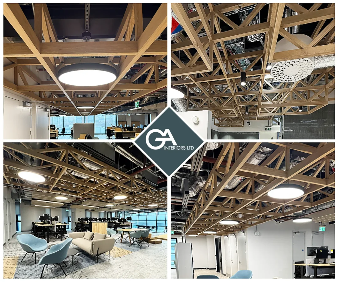 Oak Ceilings Installation Feature Ceilings Timber Ceilings Interior Fit Out