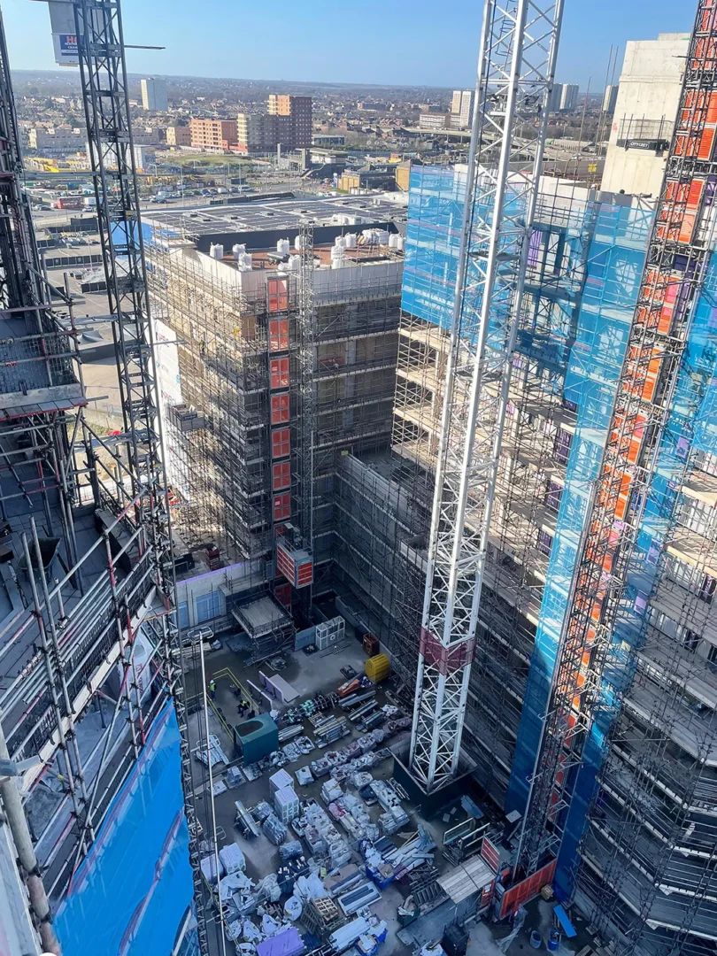 Stevenage North Hertfordshire College Construction Uk Mf Ceilings Partitions Soffit Insulation Baffle Ceilings Grid Ceilings Europe Commercial