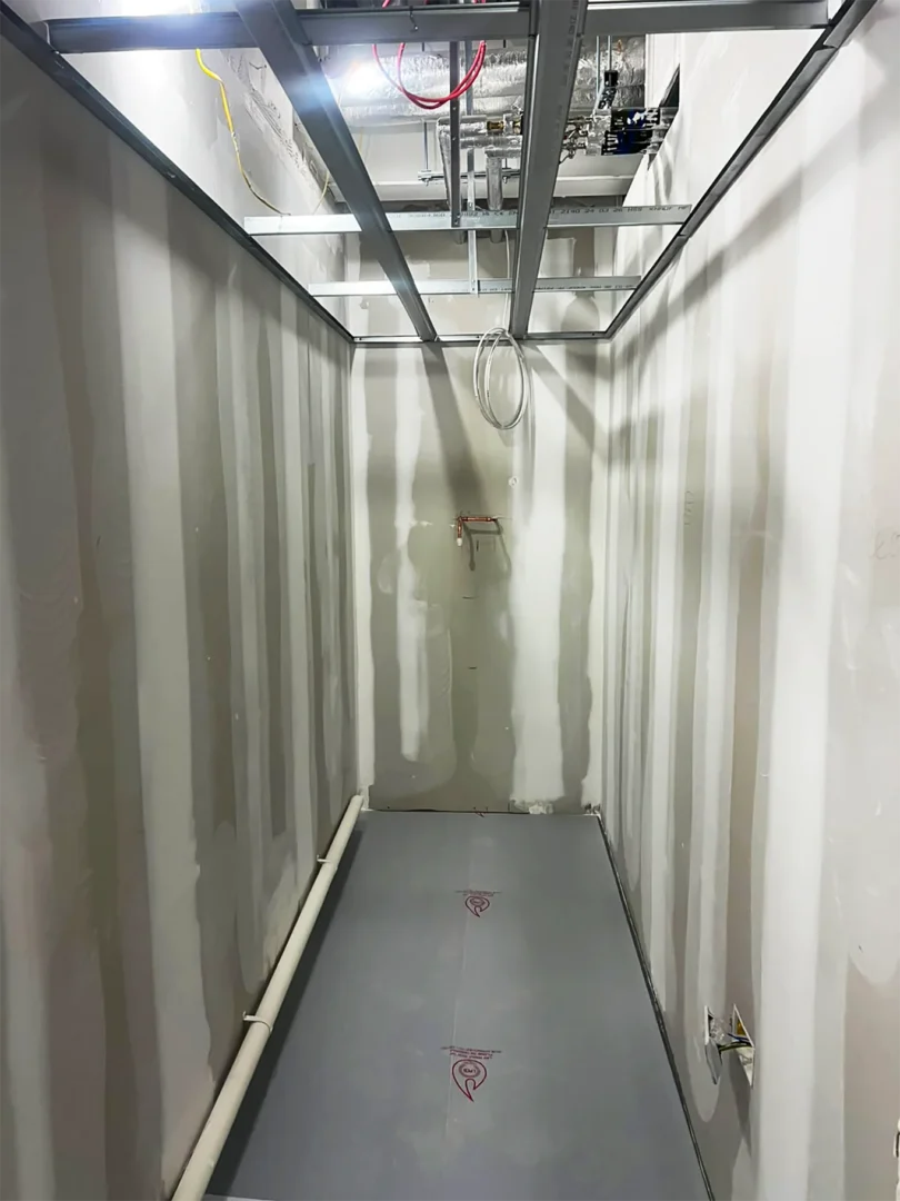 Drylining Ga Interiors Partitions Tape Jointing Ceilings Sfs Fire Stopping