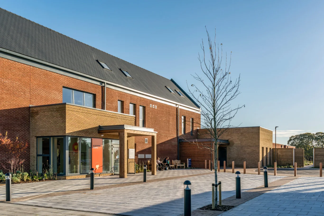 St Catherine Hospice Project Ga Interiors Ltd Entrance To The Hospice Barnes Construction Internal Fit Out Commercial