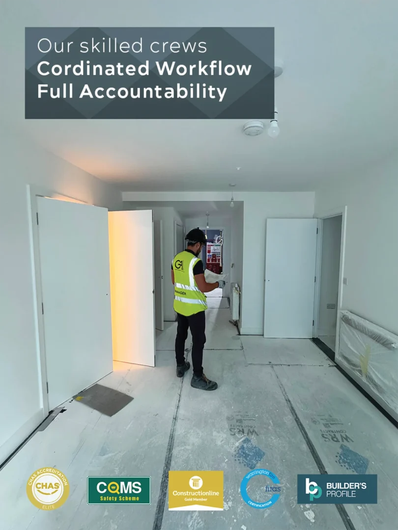 Leeside Road Enfield Development Residential Affordable Housing Construction London Fit Out Contractor Sfs Internal Fit Out