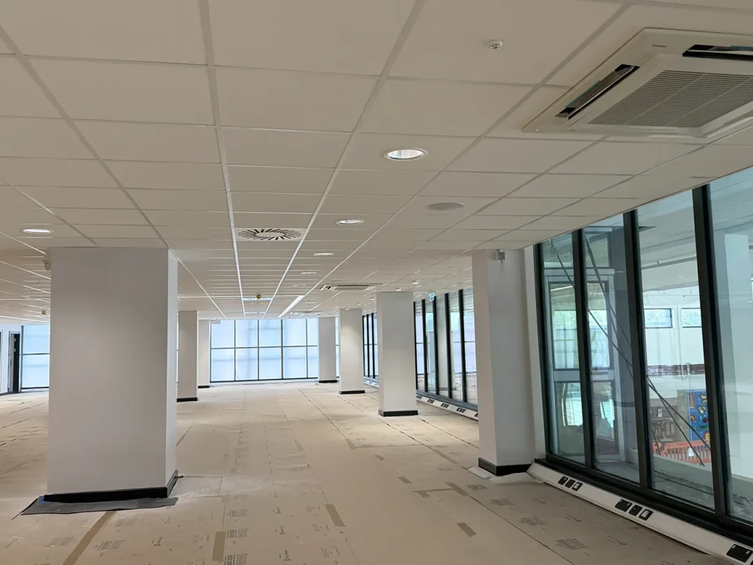 Walnuts Leisure Centre Interior Fit Out Contractor Ga Interiors London Construction Ceilings Partitions Fire Stopping Glazing
