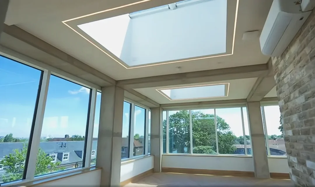 Drylining Interior Fit Out Case Study Plastering Fire Stopping Suspended Ceilings Construction Subcontractor Glazing Windows