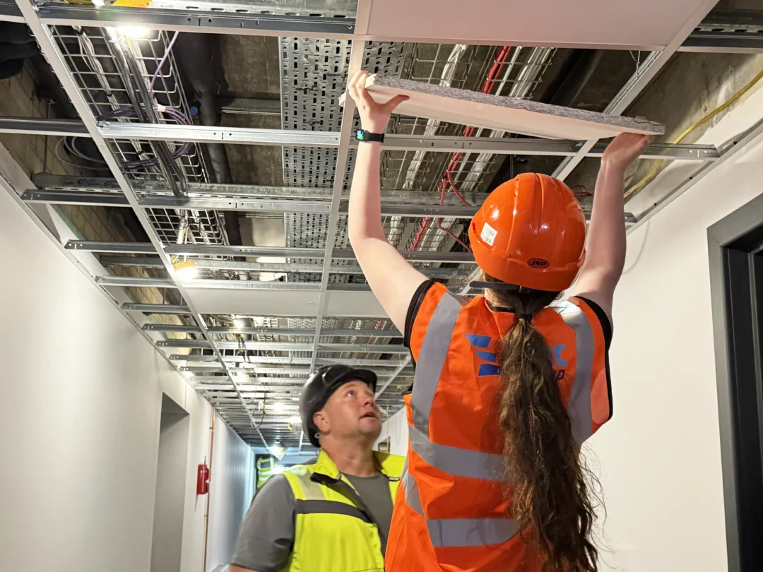Ga Interiors Social Value Construction Education Construction Careers Suspended Ceilings Interior Fit Out London Subcontractor Partitions