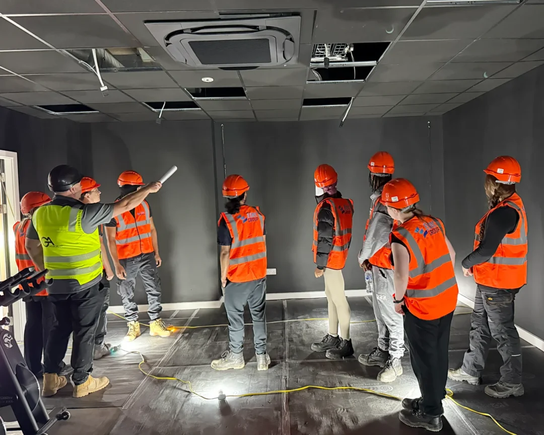 Ga Interiors Social Value Construction Education Construction Careers Suspended Ceilings Interior Fit Out London Subcontractor Rockfon