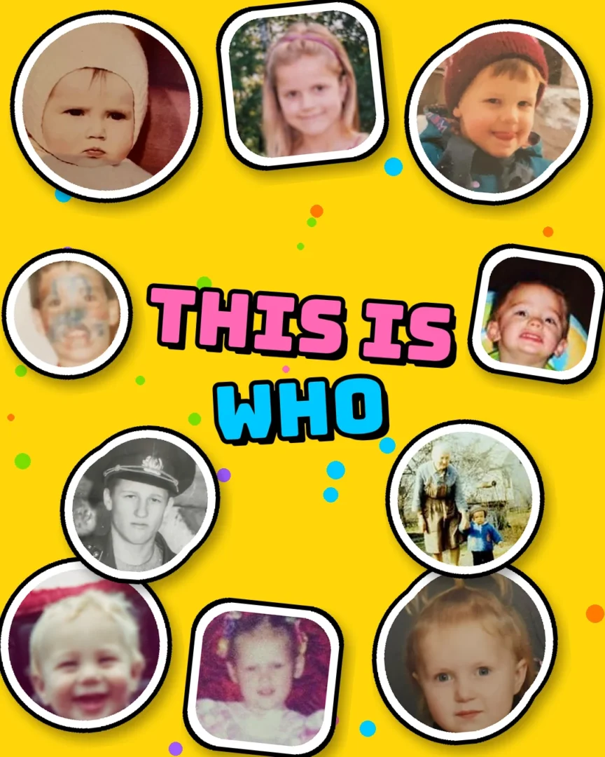 This Is Who: collage of GA Interiors team members' childhood photos