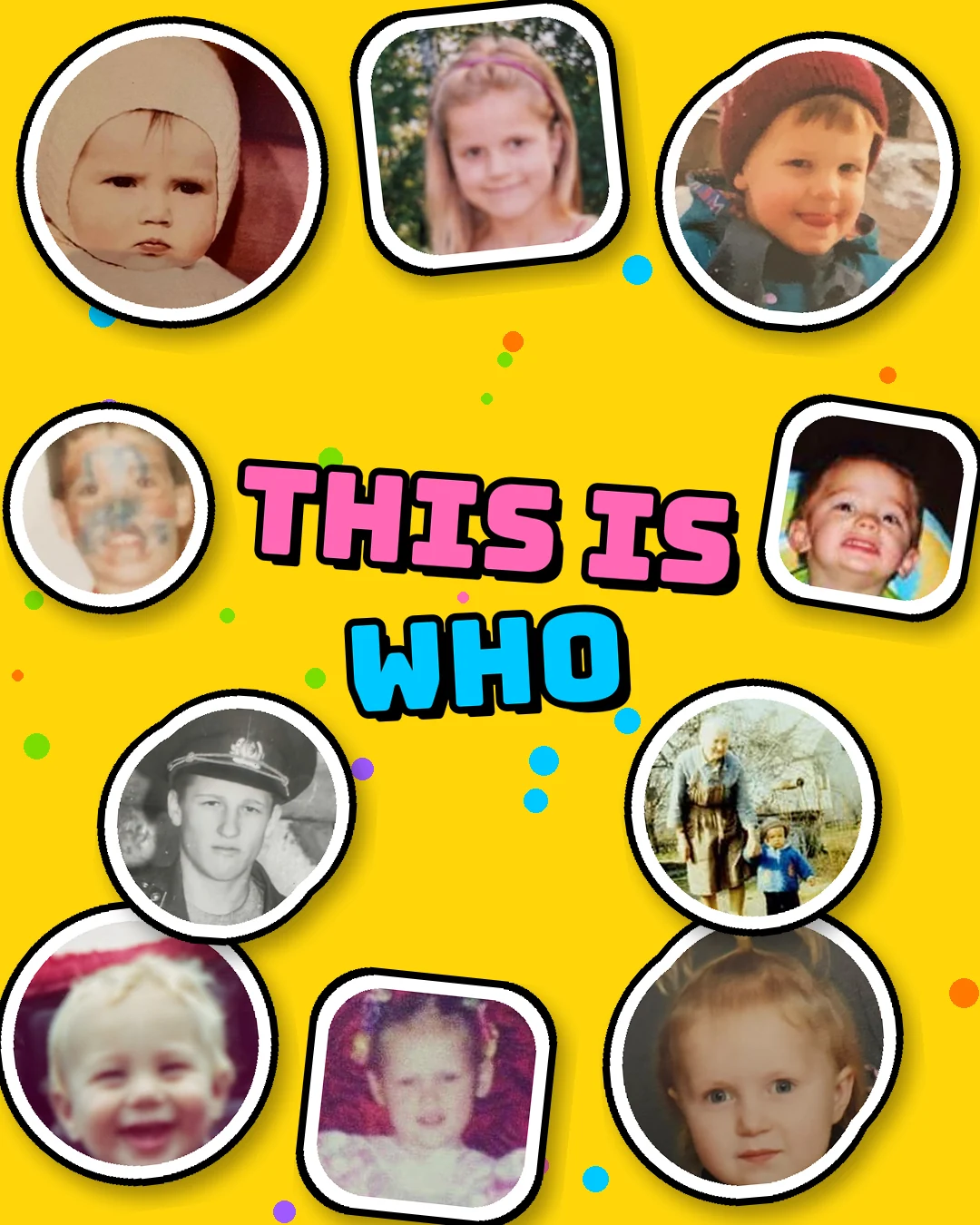 This Is Who: collage of GA Interiors team members' childhood photos