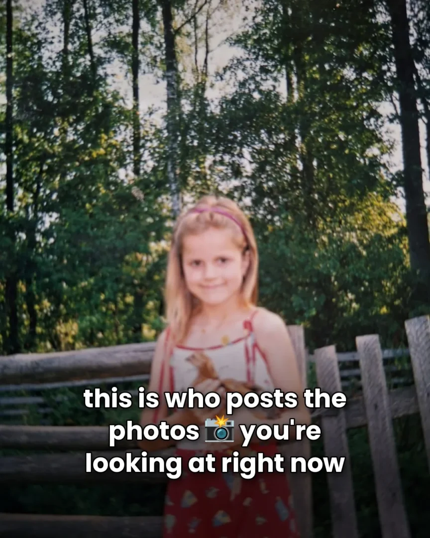 Childhood photo of GA Interiors' Marketing & Social Value Manager, who posts the photos you're looking at
