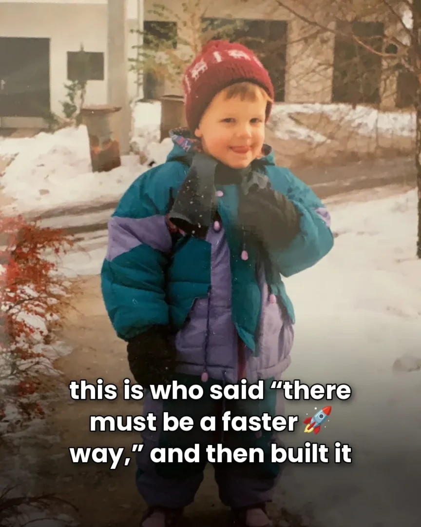 Childhood photo of GA Interiors' AI Software Developer, who built new software to find a faster way