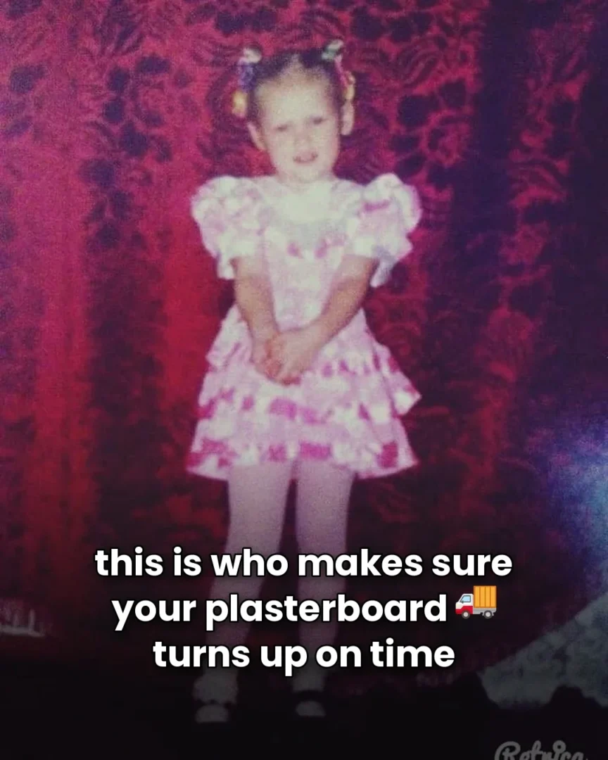Childhood photo of GA Interiors' Buyer, who makes sure site deliveries turn up on time