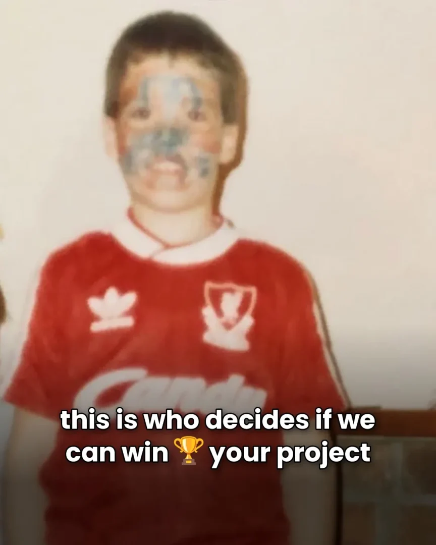 Childhood photo of GA Interiors' Head of Estimating, who decides which projects we can win