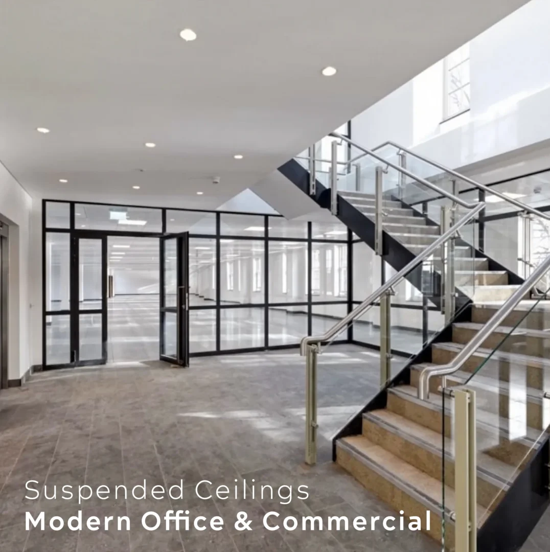 Plasterboard Mf Ceiling Commercial Office Reception Ga Interiors